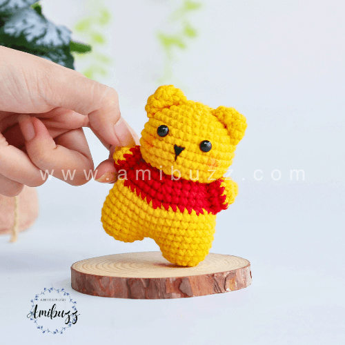 Pooh Amigurumi Free and Easy Crochet Pattern for Beginners