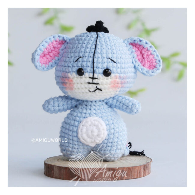 Eeyore Winnie the Pooh | Crochet Pattern | Amigurumi Tutorial PDF in English | Vui Vui