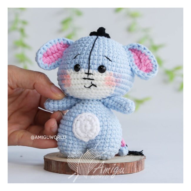 Eeyore Winnie the Pooh | Crochet Pattern | Amigurumi Tutorial PDF in English | Vui Vui