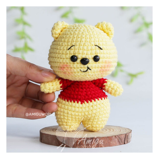 Pooh Winnie the Pooh | Crochet Pattern | Amigurumi Tutorial PDF in English | Vui Vui