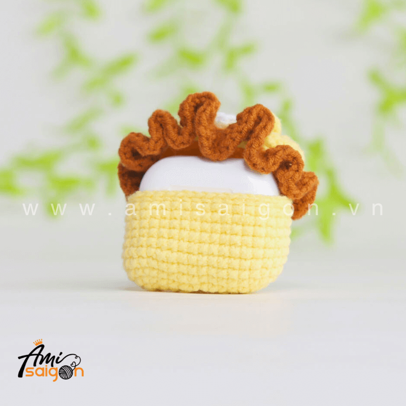 Amigurumi Lion Earphone Case - Free Crochet pattern by AmiSaigon