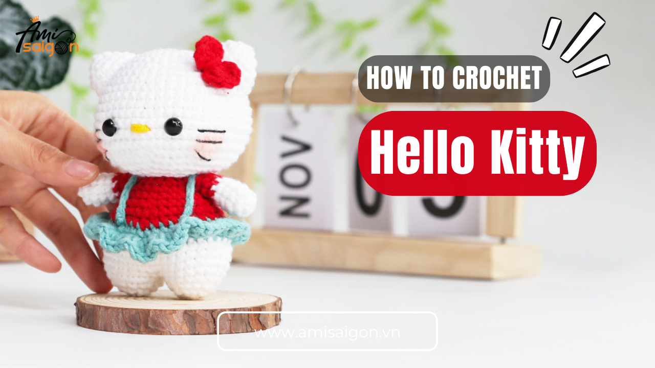 Amigurumi Hello Kitty free crochet pattern