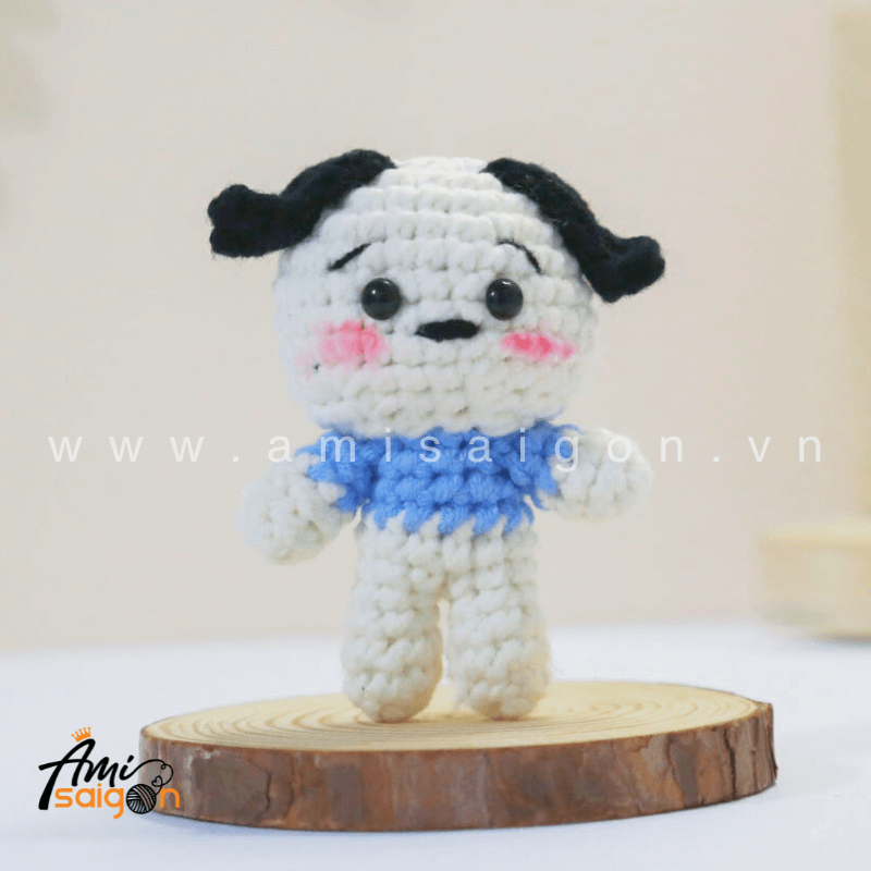 Amigurumi Pochacco - Free Crochet pattern by AmiSaigon