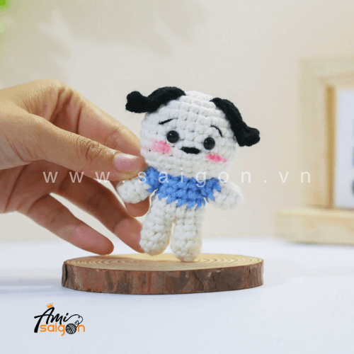 Pochacco amigurumi free crochet pattern