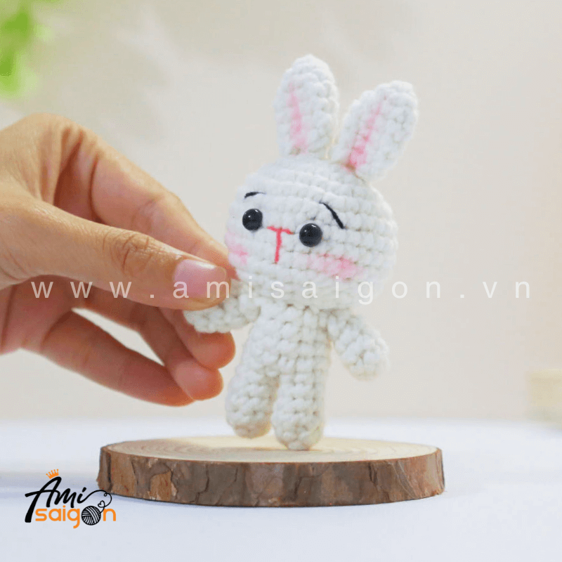 Amigurumi Rabbit - Free Crochet pattern by AmiSaigon