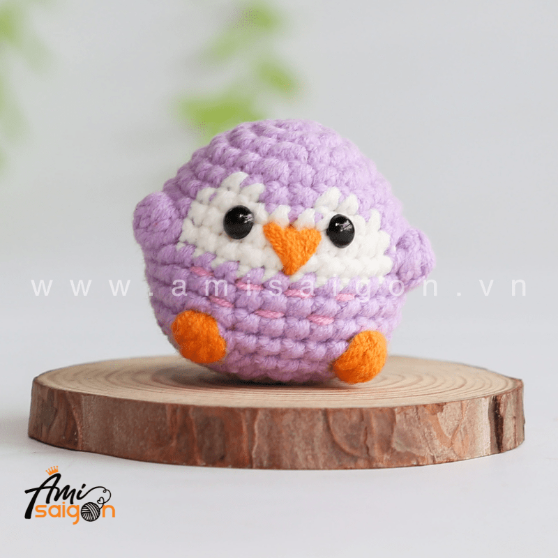 Amigurumi Tiny Owl No-Sew - Free Crochet pattern by AmiSaigon