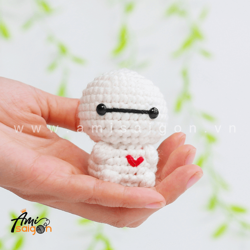No-Sew Amigurumi Little Baymax - Free Crochet pattern by AmiSaigon