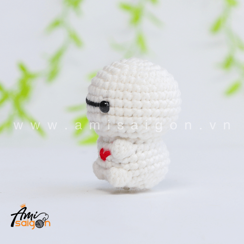 No-Sew Amigurumi Little Baymax - Free Crochet pattern by AmiSaigon
