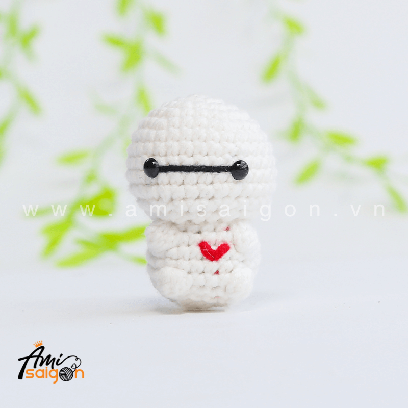 No-Sew Amigurumi Little Baymax - Free Crochet pattern by AmiSaigon