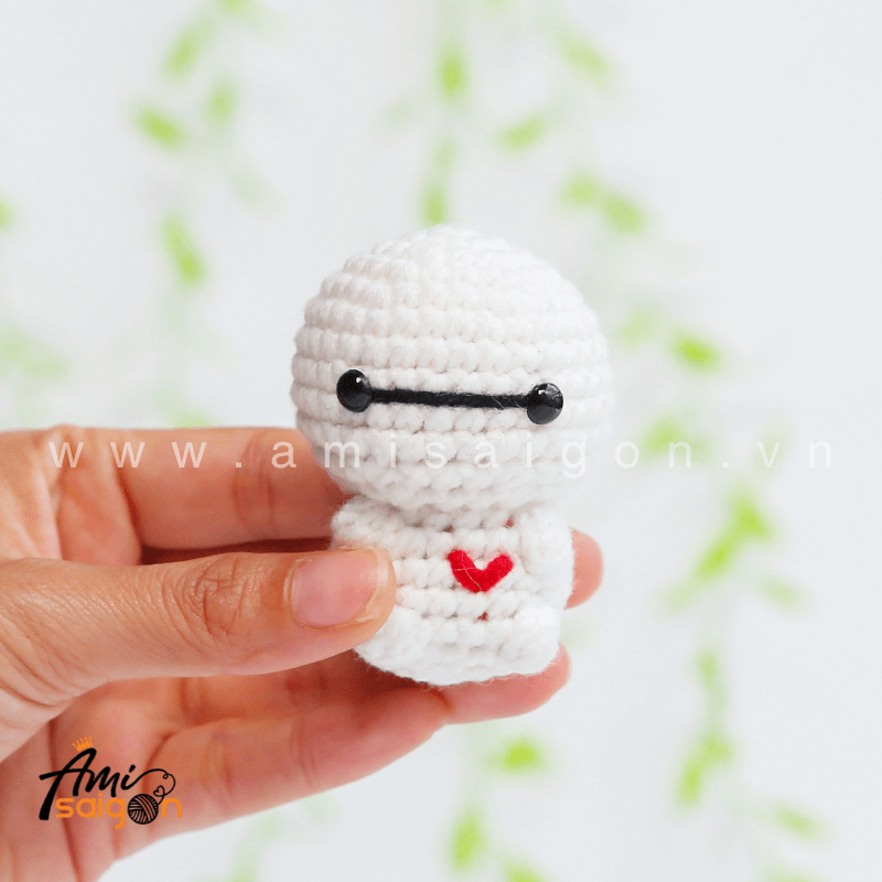 No-Sew Amigurumi Little Baymax - Free Crochet pattern by AmiSaigon