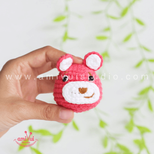 Tiny amigurumi Lotso bear free crochet pattern