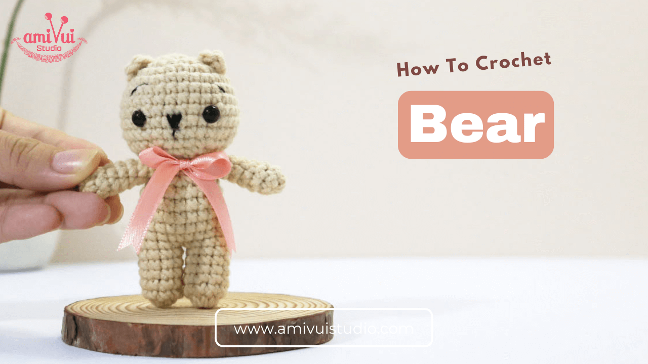 Amigurumi tiny teddy bear free crochet pattern