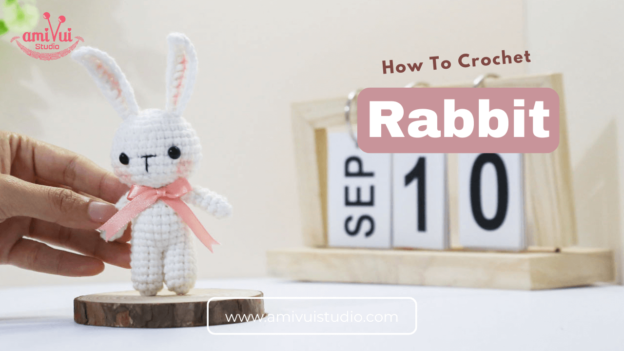 Amigurumi tiny rabbit free crochet pattern