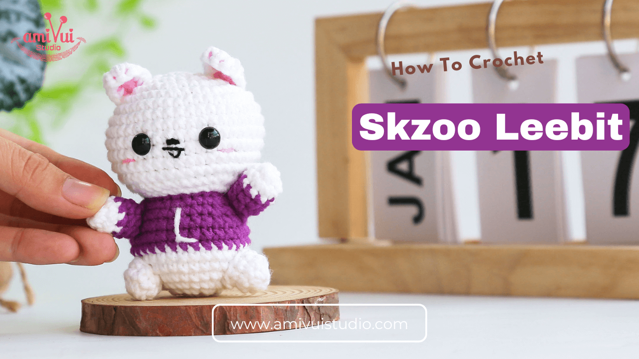 Skzoo Leebit amigurumi free crochet tutorials for beginners