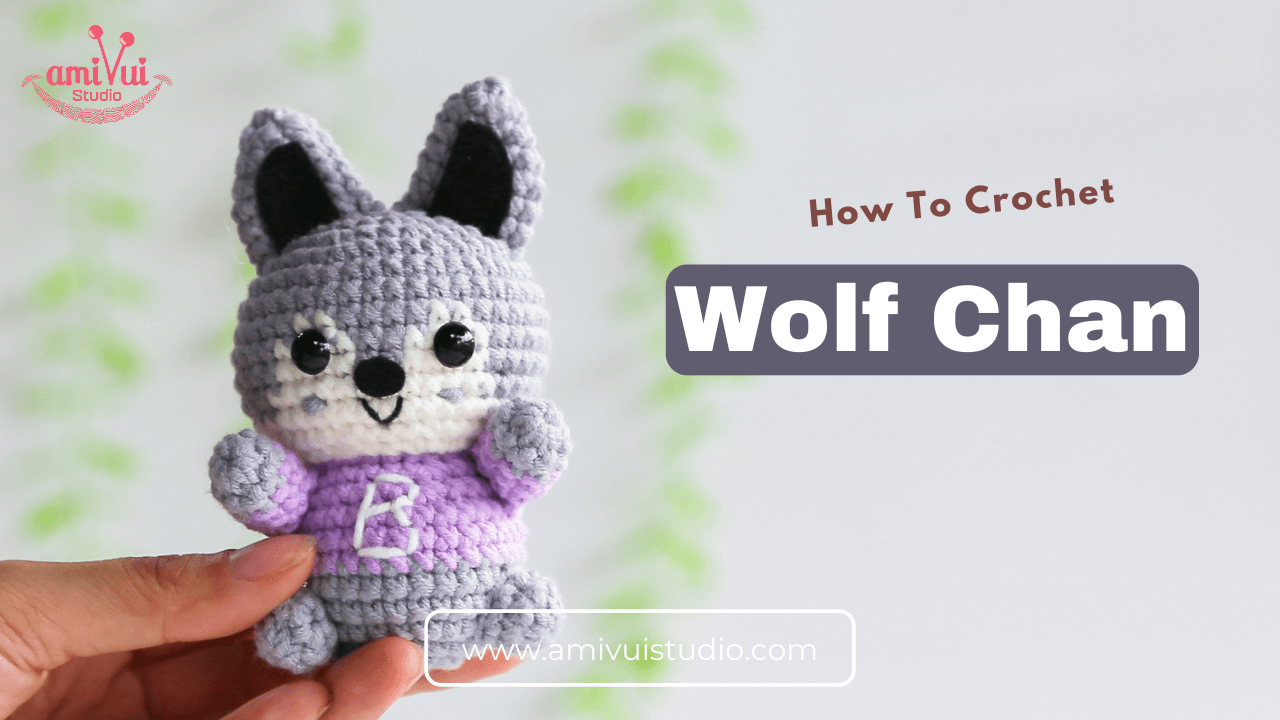 Skzoo Wolf Chan free crochet amigurumi pattern