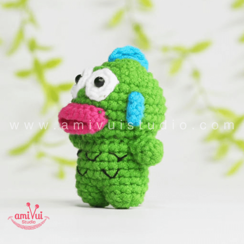 Hangyodon Amigurumi - Free Crochet Pattern by AmivuiStudio