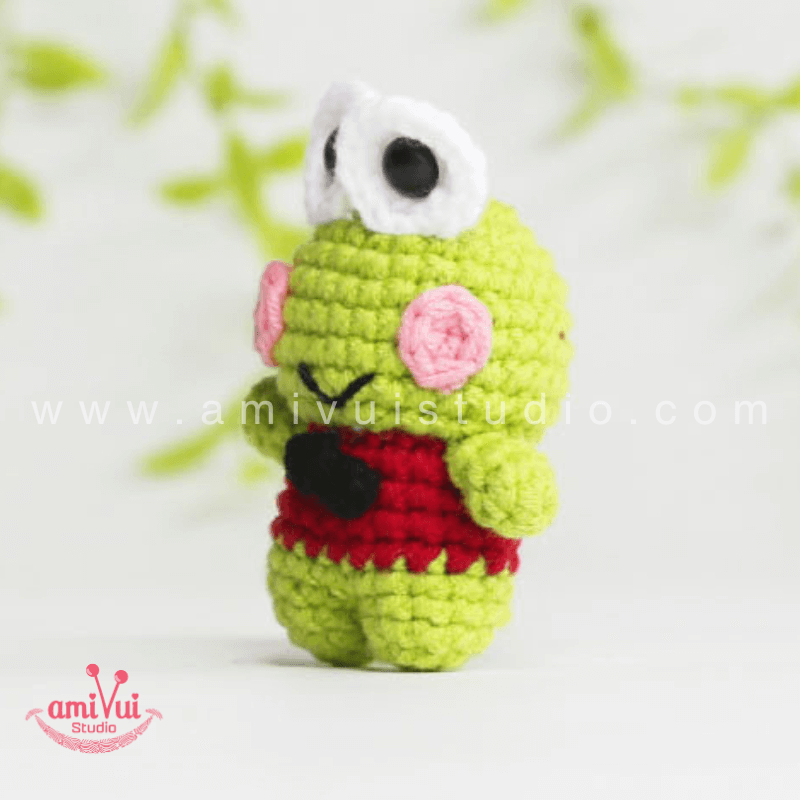 Keroppi-Free Amigurumi Pattern by AmivuiStudio