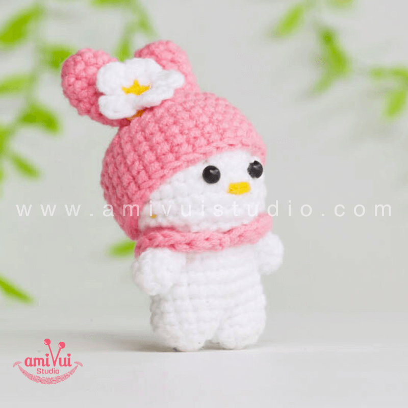 My Melody - Free Amigurumi Pattern by AmivuiStudio