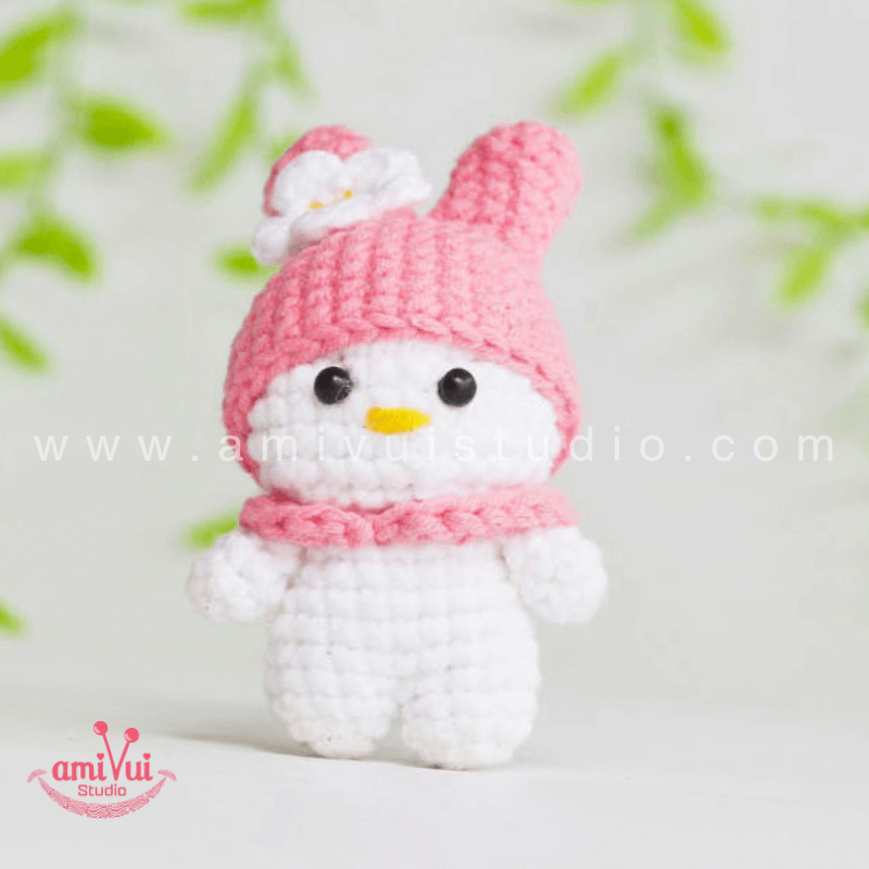 My Melody - Free Amigurumi Pattern by AmivuiStudio