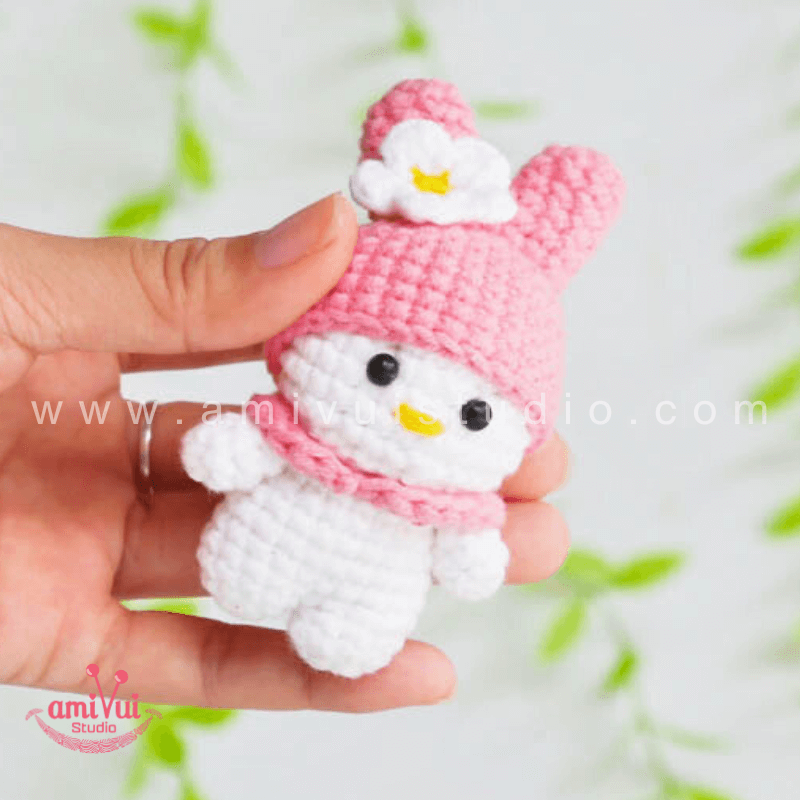 My Melody - Free Amigurumi Pattern by AmivuiStudio