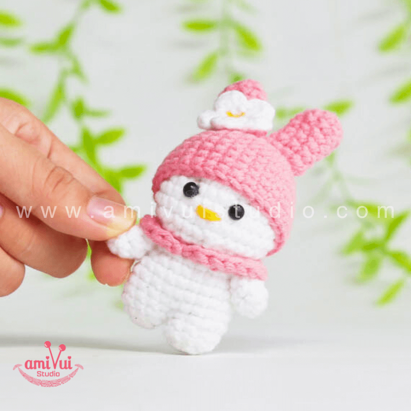 My Melody - Free Amigurumi Pattern by AmivuiStudio