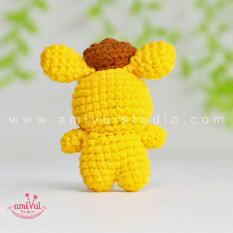 Little Pompompurin - Free Amigurumi Pattern by AmivuiStudio