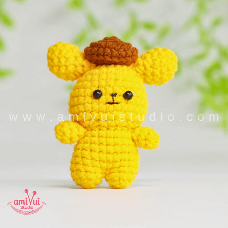 Little Pompompurin - Free Amigurumi Pattern by AmivuiStudio