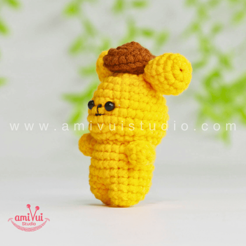 Little Pompompurin - Free Amigurumi Pattern by AmivuiStudio