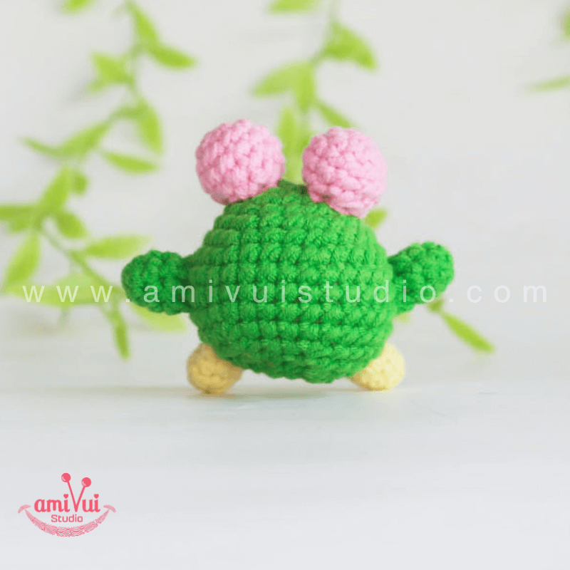 Amigurumi Little Monster Keychain - Free Crochet pattern by AmivuiStudio