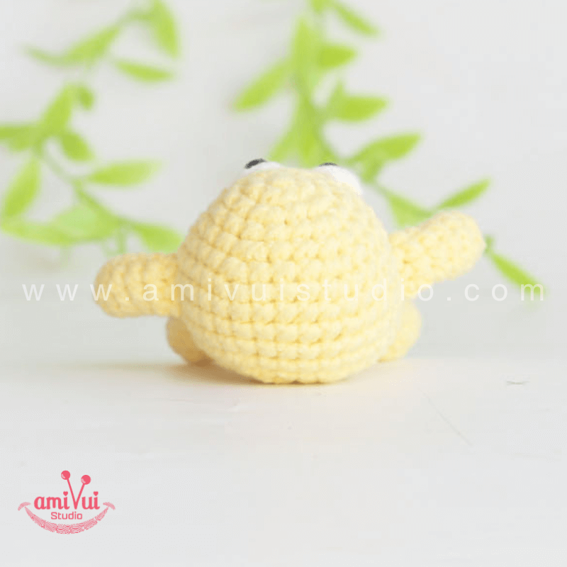 Amigurumi Little Monster Keychain - Free Crochet pattern by AmivuiStudio