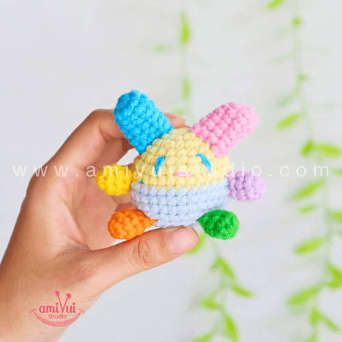 Mini Usahana Keychain – Free Amigurumi Crochet Pattern
