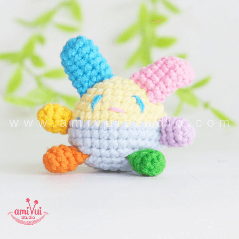 Amigurumi Little Usahana Keychain - Free Crochet pattern by AmivuiStudio