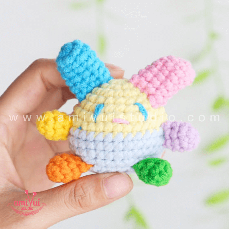 Amigurumi Little Usahana Keychain - Free Crochet pattern by AmivuiStudio