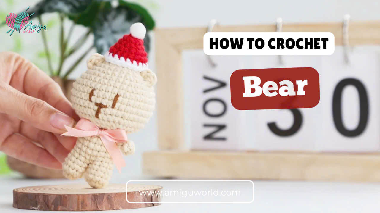 Amigurumi Chirstmas Teddy bear free crochet pattern