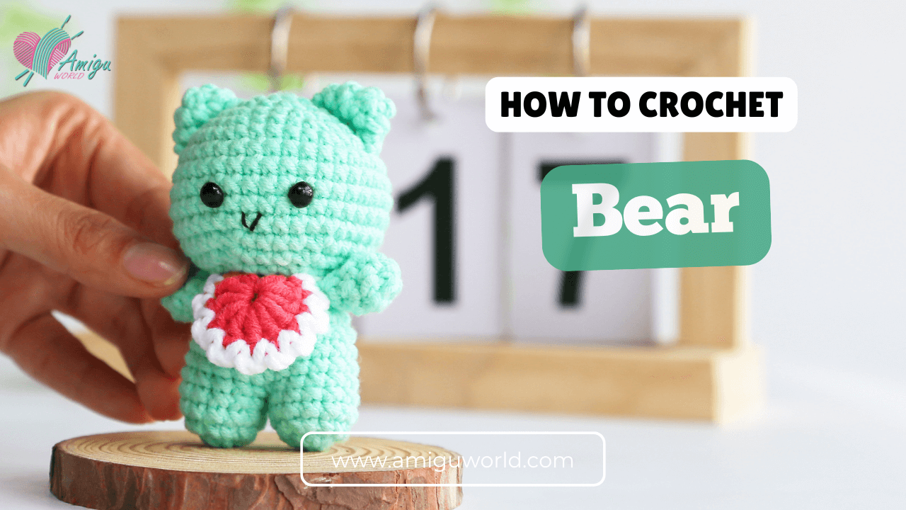 Easy crochet cute bear pattern free amigurumi tutorial