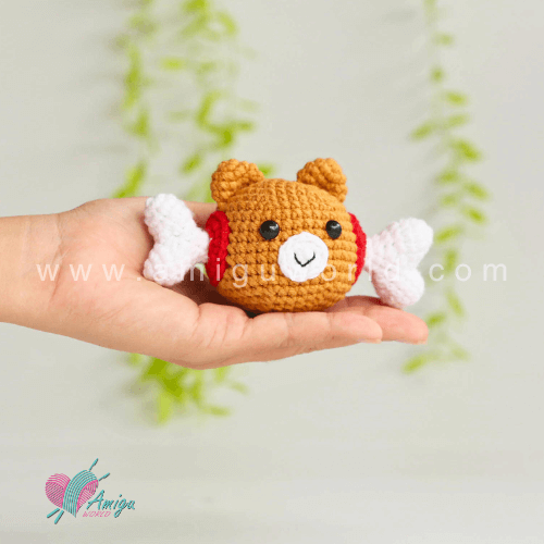 Chibi ham leg bear free crochet amigurumi pattern