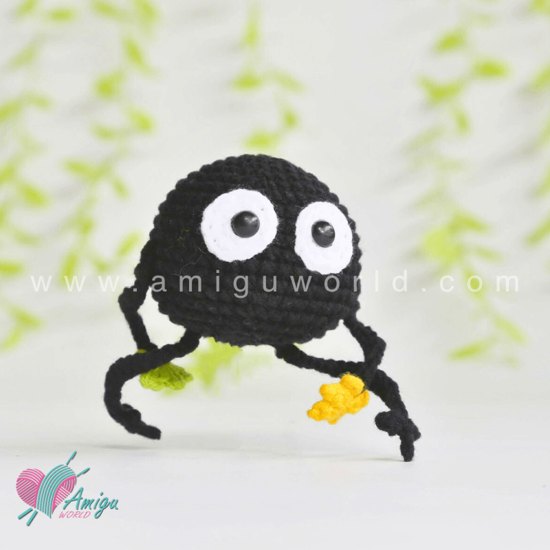 Amigurumi Susuwatari Free Crochet Pattern by AmiguWorld