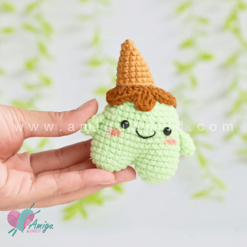 Amigurumi Ice Cream Free Crochet Pattern by AmiguWorld
