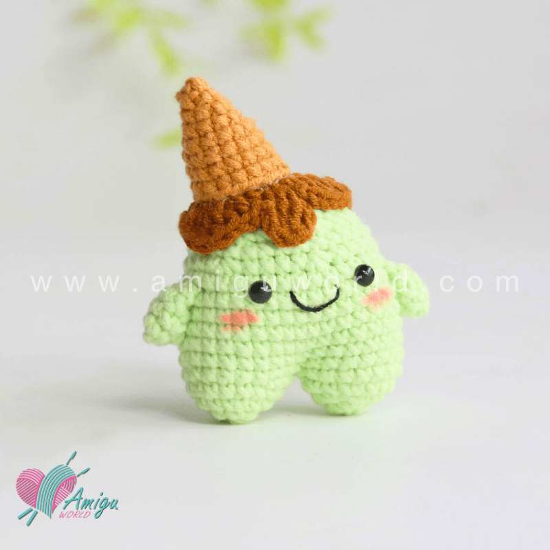 Amigurumi Ice Cream Free Crochet Pattern by AmiguWorld