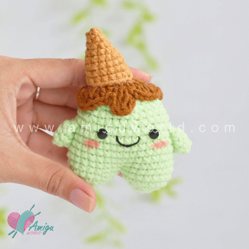Amigurumi Ice Cream Free Crochet Pattern by AmiguWorld