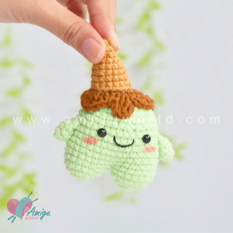 Amigurumi Ice Cream Free Crochet Pattern by AmiguWorld