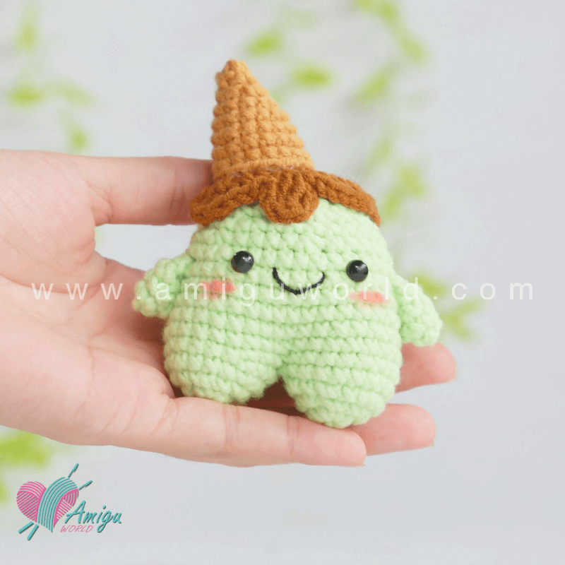 Amigurumi Ice Cream Free Crochet Pattern by AmiguWorld