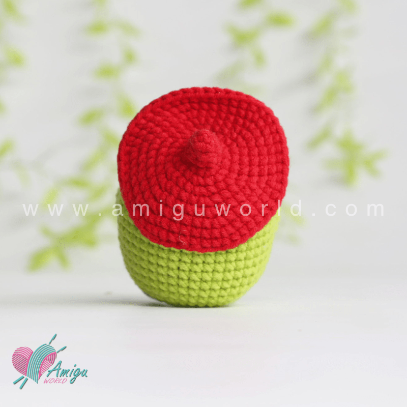 Amigurumi little Frog Painter Crochet pattern by AmiguWorld