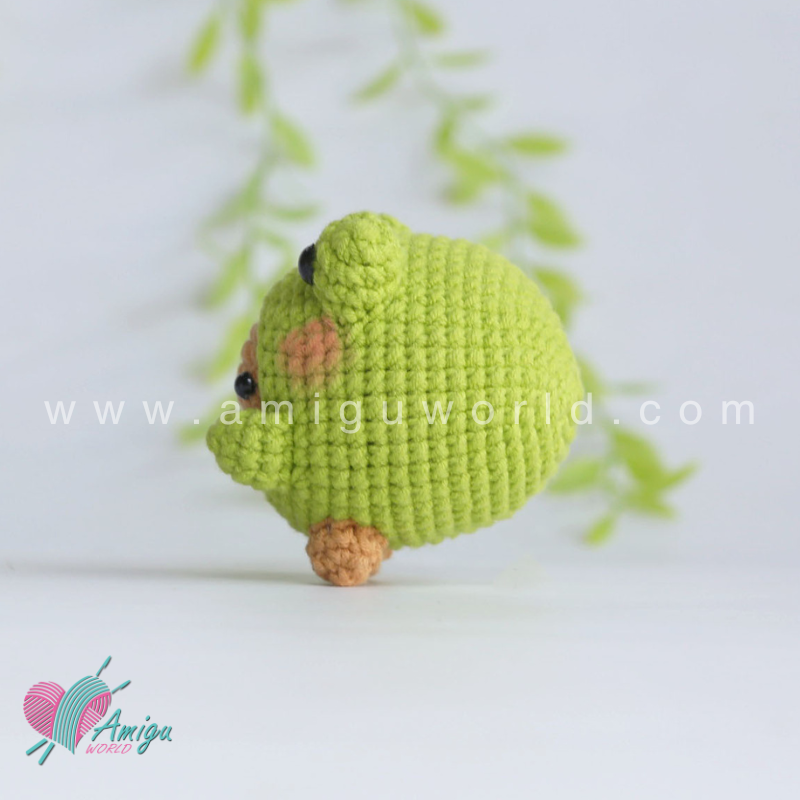 Amigurumi Potato In Frog outfit Crochet pattern by AmiguWorld