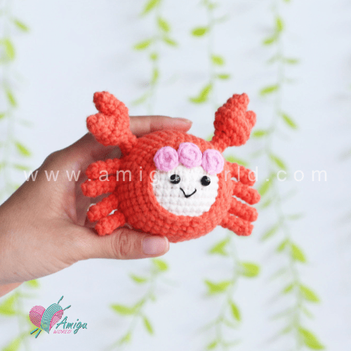 Amigurumi Mochi Crab Crochet Pattern – Easy for Beginners