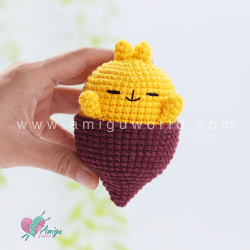 Sweet potato Molang – Free amigurumi crochet pattern