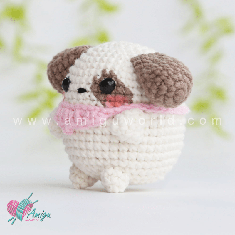 Amigurumi Dog pattern by AmiguWorld